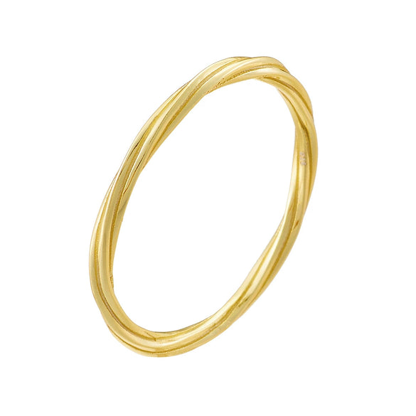 Wholesale Women's Geometric Line Winding S925 Sterling Silver Ring