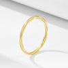 Wholesale Women's Geometric Line Winding S925 Sterling Silver Ring