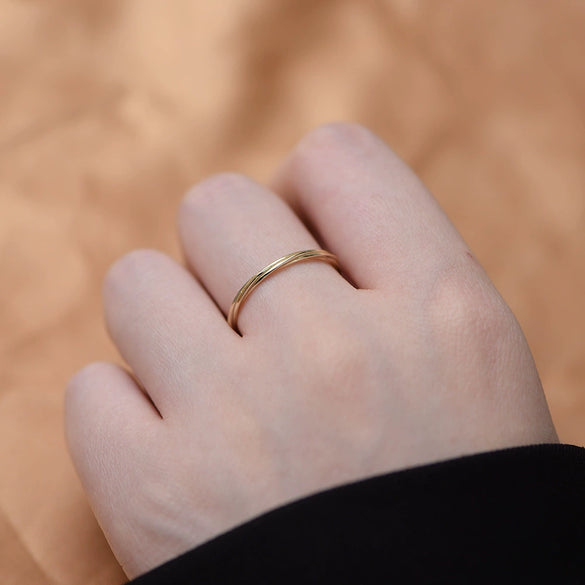 Wholesale Women's Geometric Line Winding S925 Sterling Silver Ring