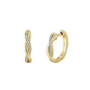 Wholesale Women's Geometric Luminous Mobius Ring Earrings With Moissanite Diamond Inlay Silver 925 Electroplated