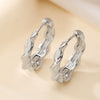 Wholesale Women's Geometric Metal Style Copper Electroplated Gold Earrings