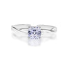 Wholesale Women's Geometric Mobius Emerald Ring 925 Sterling Silver Electroplated Niche Design Open Ring