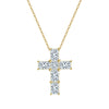 Wholesale Women's Geometric Moissanite And S925 Silver Necklace Pendant Set With Electroplating