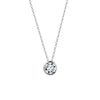 Wholesale Women's Geometric Moissanite And S925 Silver Necklace Pendant Set With Electroplating