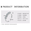 Wholesale Women's Geometric Moissanite S925 Sterling Silver Joker Ring Set With Diamonds