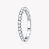 Wholesale Women's Geometric Moissanite S925 Sterling Silver Joker Ring Set With Diamonds