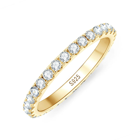 Wholesale Women's Geometric Moissanite S925 Sterling Silver Joker Ring Set With Diamonds