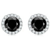 Wholesale Women's Geometric Mossan Diamond 925 Silver Earrings