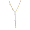 Wholesale Women's Geometric Natural Pearl Oshaped Chain Necklace Stainless Steel Pvd Furnace Vacuum Real Gold Plated Jewelry