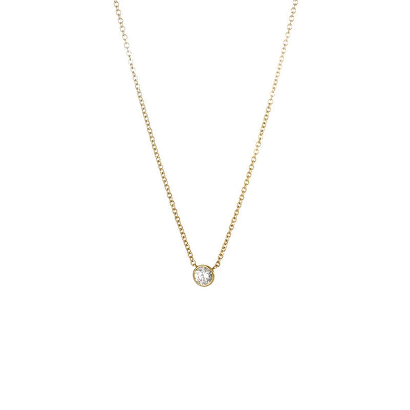 Wholesale Women's Geometric Oshaped Chain Necklace With Electroplating Design