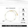 Wholesale Women's Geometric Pearl Bracelet With Starry Pattern 18K Gold Electroplated String Material