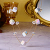 Wholesale Women's Geometric Resin Handmade Doublelayer Clavicle Necklace