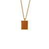 Wholesale Women's Geometric Retro Versatile Titanium Steel And Stainless Steel 18K Gold Plated Round Pendant Necklace