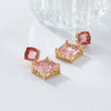 Wholesale Women's Geometric Rhinestone Earrings Elegant And Fashionable