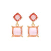 Wholesale Women's Geometric Rhinestone Earrings Elegant And Fashionable