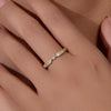 Wholesale Women's Geometric Rhombus Diamond Ring Made Of S925 Sterling Silver