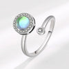 Wholesale Women's Geometric Rotatable Open Ring Copper Electroplating