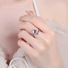 Wholesale Women's Geometric Rotatable Open Ring Copper Electroplating