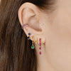 Wholesale Women's Geometric S925 Silver Needle And Copper Earrings With Tassel And Electroplating Treatment