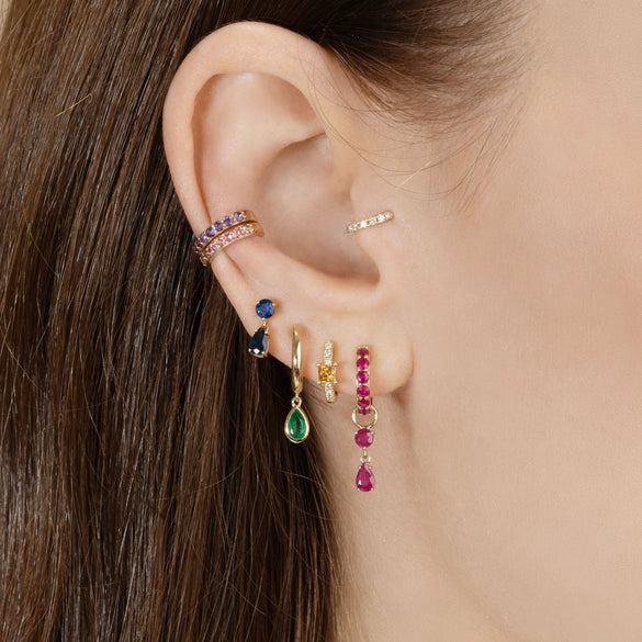 Wholesale Women's Geometric S925 Silver Needle And Copper Earrings With Tassel And Electroplating Treatment