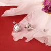 Wholesale Women's Geometric S925 Silver Pearl Screw Earrings With Zirconia Design