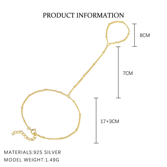 Wholesale Women's Geometric S925 Sterling Silver Bracelet With Electroplating