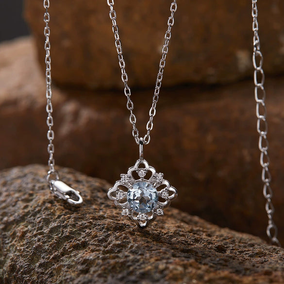 Wholesale Women's Geometric S925 Sterling Silver 18K Gold Natural Color Treasure Earrings Jewelry