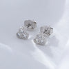 Wholesale Women's Geometric S925 Sterling Silver Micropaved Zircon Earrings