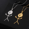 Wholesale Women's Geometric S925 Sterling Silver Necklace With Electroplating Treatment