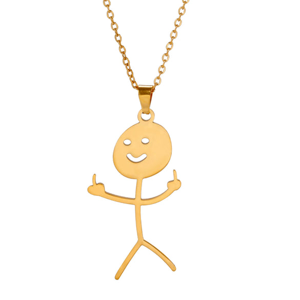 Wholesale Women's Geometric S925 Sterling Silver Necklace With Electroplating Treatment
