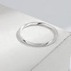 Wholesale Women's Geometric S925 Sterling Silver Ring With Electroplating And Twist Design
