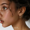 Wholesale Women's Geometric S925 Sterling Silver Tassel Zircon Earrings