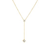 Wholesale Women's Geometric S925 Sterling Silver Yshaped Tassel Diamondencrusted Collarbone Necklace