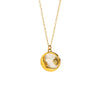Wholesale Women's Geometric Shell And Stainless Steel Electroplated Pendant Necklace