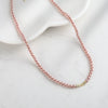 Wholesale Women's Geometric 925 Silver Electroplated String Of Pearls Necklace Light Luxury Minimalist Style