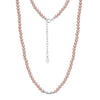 Wholesale Women's Geometric 925 Silver Electroplated String Of Pearls Necklace Light Luxury Minimalist Style