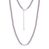 Wholesale Women's Geometric 925 Silver Electroplated String Of Pearls Necklace Light Luxury Minimalist Style