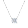 Wholesale Women's Geometric Silver Jewelry Set Electroplated S925 Silver Earrings Necklace And Ring