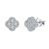 Wholesale Women's Geometric Silver Jewelry Set Electroplated S925 Silver Earrings Necklace And Ring