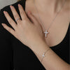 Wholesale Women's Geometric 925 Silver 14K Gold Plated Princesscut Moissanite Ring Jewelry