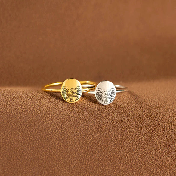 Wholesale Women's Geometric Silver 925 Ring With Electroplating Process