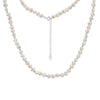 Wholesale Women's Geometric Silver S925 Goldplated Jewelry Set With Wheat Spike And Freshwater Pearl Bracelet Necklace Earrings