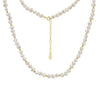 Wholesale Women's Geometric Silver S925 Goldplated Jewelry Set With Wheat Spike And Freshwater Pearl Bracelet Necklace Earrings