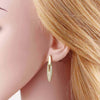 Wholesale Women's Geometric Square Water Drop Earrings Copper Electroplating