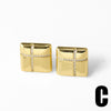 Wholesale Women's Geometric Square Water Drop Earrings Copper Electroplating