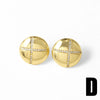 Wholesale Women's Geometric Square Water Drop Earrings Copper Electroplating