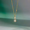 Wholesale Women's Geometric Stainless Steel Clavicle Necklace With Vacuum Real Gold Plating