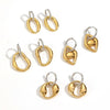 Wholesale Women's Geometric Stainless Steel Earrings With Pvd Furnace Vacuum Real Gold Plating