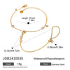 Wholesale Women's Geometric Stainless Steel Electroplated Bracelet And Ring Jewelry