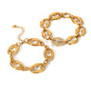 Wholesale Women's Geometric Stainless Steel Electroplated Bracelet In Ins Style